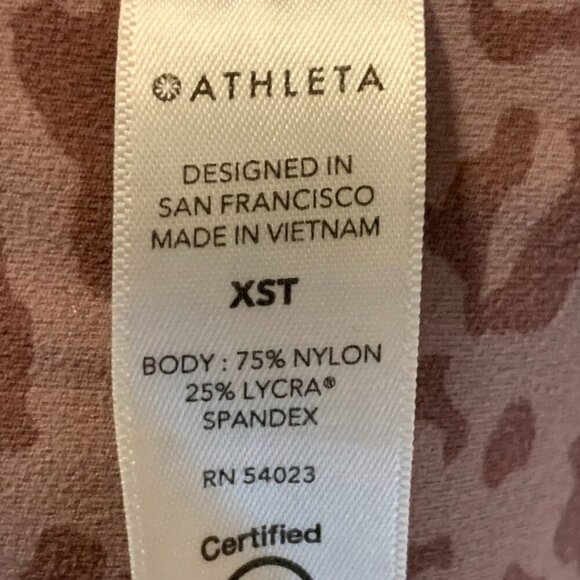 Athleta Women's Leopard Elation Ultra High Rise‎ Tight Size XS-T - Picture 8 of 12